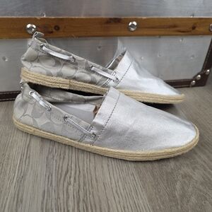 NWOB Coach Mellow Espadrille Shoes Size 8.5